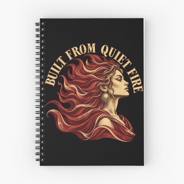 Item preview, Built From Quiet Fire Vintage Woman With Flame Hair designed and sold by JanuszJarowicz.