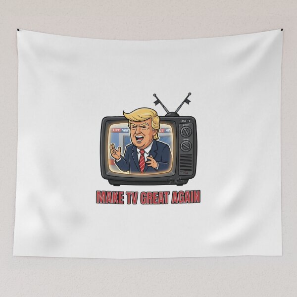 Item preview, Make TV Great Again Sarcastic Retro Television Satire designed and sold by SmartPuns.