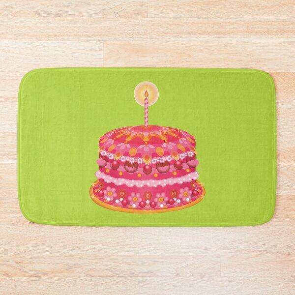 Item preview, Pretty Pink Birthday Cake designed and sold by WhimsySweet.
