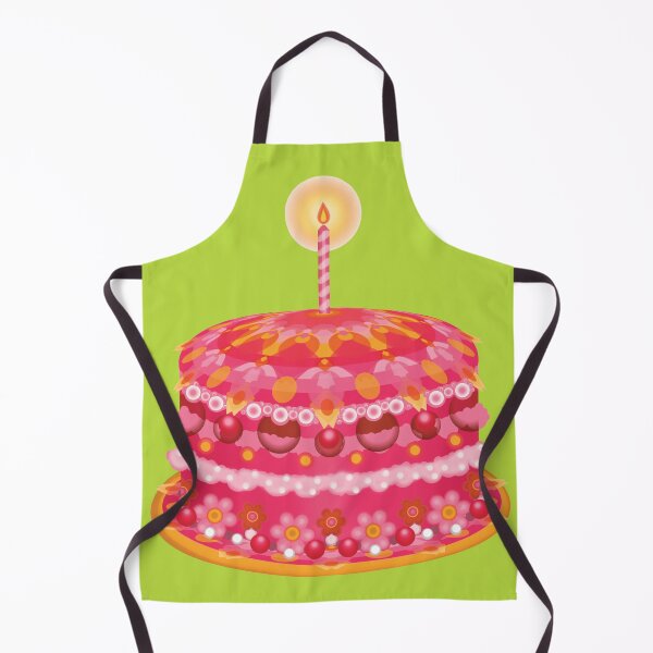 Item preview, Pretty Pink Birthday Cake designed and sold by WhimsySweet.