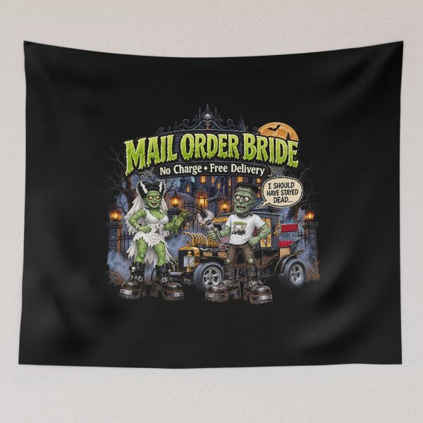 Item preview, Mail Order Bride – Haunted Mansion Monster Halloween Hot Rod designed and sold by Classic Chaos Creations.