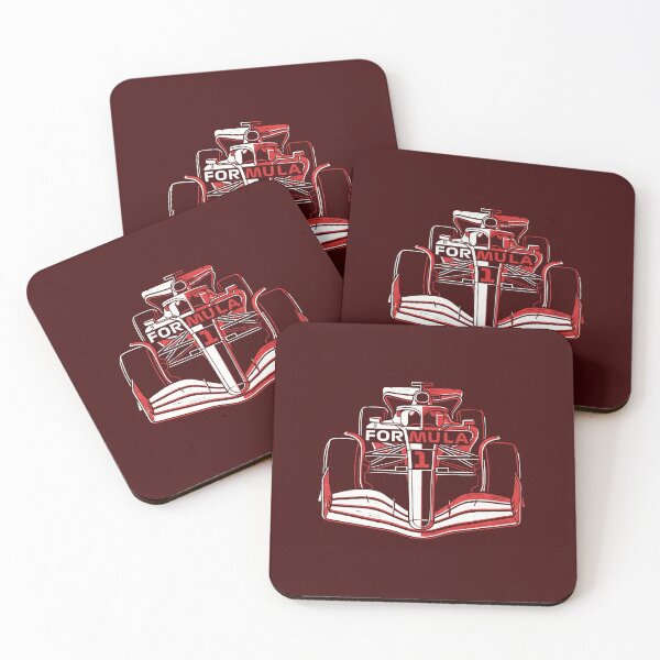 Item preview, Formula 1 Racing Car Front View Red White Motorsport Graphic designed and sold by KiwiRider.