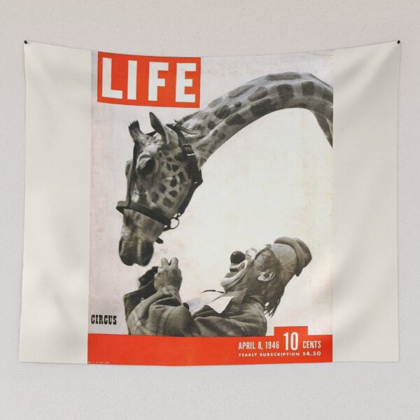 Item preview, Life Magazine Cover Vintage Girls Ladies Women Wall Art Poster Print Tee Cushion Mug Shirt designed and sold by Cool Robot Bro..