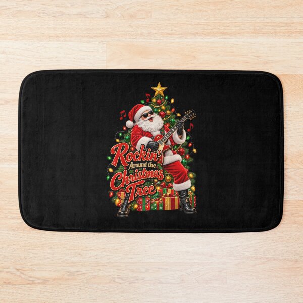 Item preview, Rockin' Around the Christmas Tree – Santa Guitar Christmas Rocker designed and sold by RockitBaby.