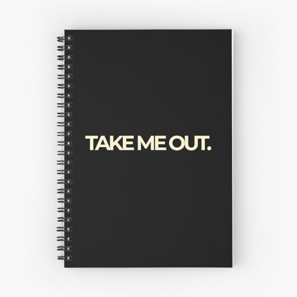 Item preview, Take Me Out Minimalist Bold Typography Text designed and sold by Luz Oroño.