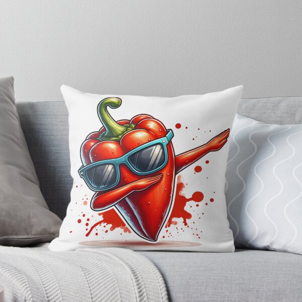 Item preview, Colorful dabbing red peppers wearing sunglasses designed and sold by der-berliner.