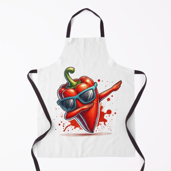 Item preview, Colorful dabbing red peppers wearing sunglasses designed and sold by der-berliner.