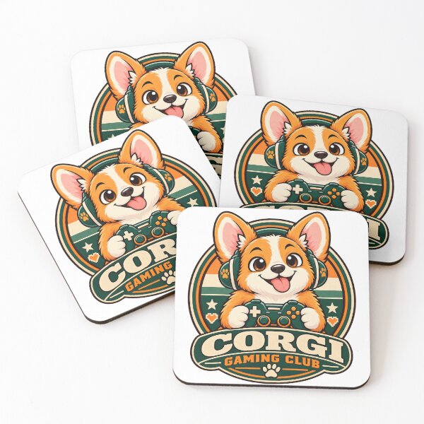 Item preview, English: Corgi Gaming Club – Retro Gamer designed and sold by OLIVER-AGOUR.