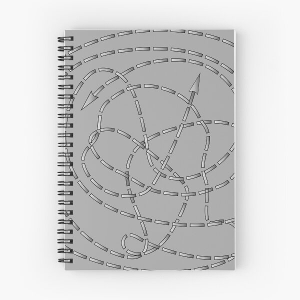 Item preview, Tangled Dashed Line Maze Vector Puzzle with Arrows 4 designed and sold by ZorianArt.