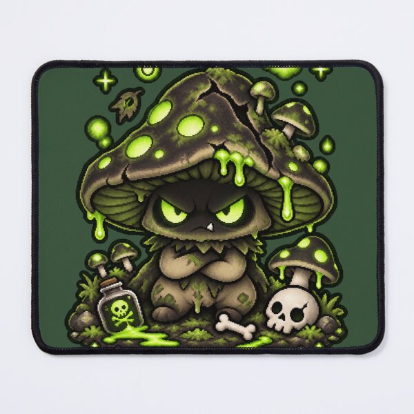 Item preview, Mushdoom Cute Dark Pixel Art designed and sold by Ashen Threads Studio.
