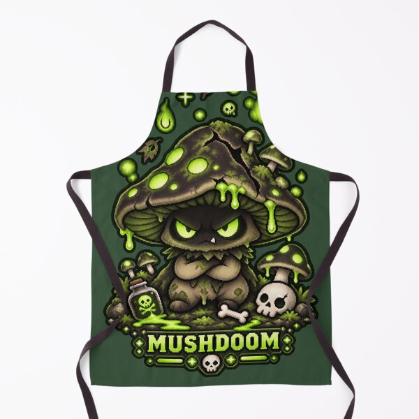 Item preview, Mushdoom Cute Dark Pixel Art designed and sold by Ashen Threads Studio.