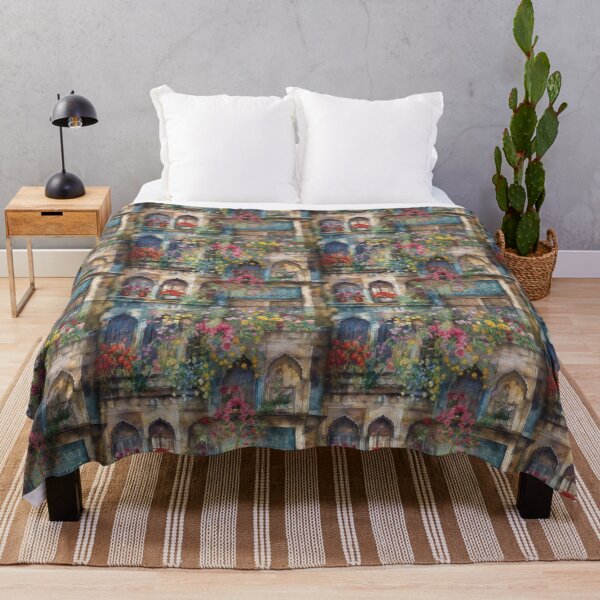 Item preview, Islamic Architecture Floral Cottagecore Balcony designed and sold by pinkal.