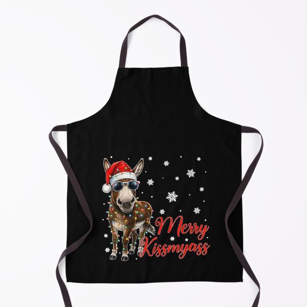 Item preview, Christmas Merry KissMyAss Donkey Snowflakes  designed and sold by TiaraHans.