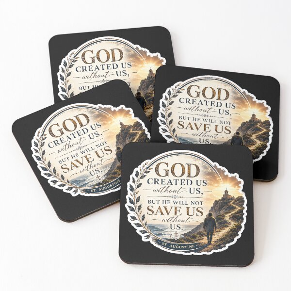 Item preview, God created us quote designed and sold by randoprintco.
