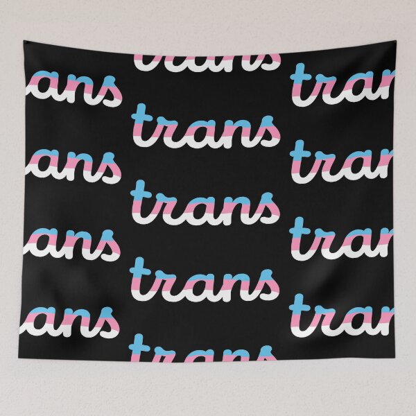 Item preview, Trans - Cursive Letters in Trans Colors designed and sold by AYTFA.