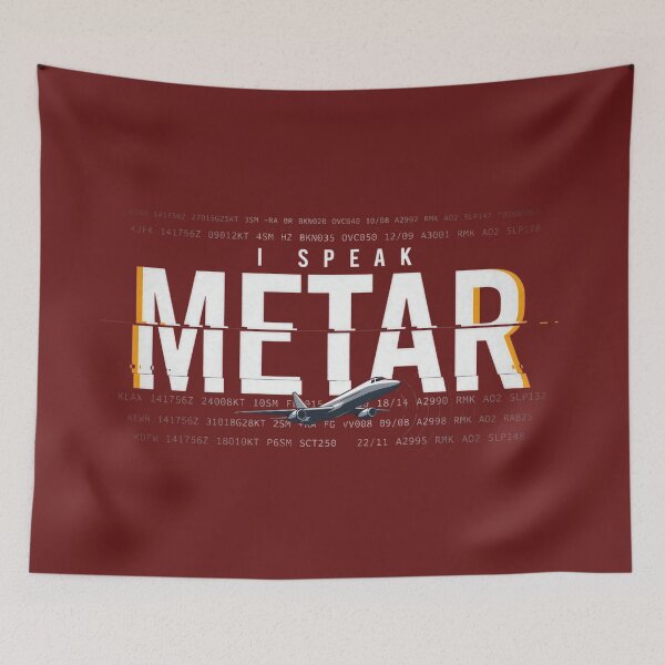 Item preview, I Speak METAR - Aviation Weather Pilot & Flight Dispatcher designed and sold by Yassino-Studio.