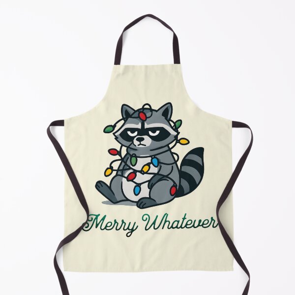 Item preview, Merry Whatever Grumpy Raccoon Christmas Humor designed and sold by Sachie's Studio.