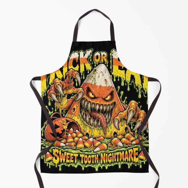 Item preview, Trick Or Eat Candy Corn Monster Halloween Art designed and sold by M. Mamdouh Artworks.