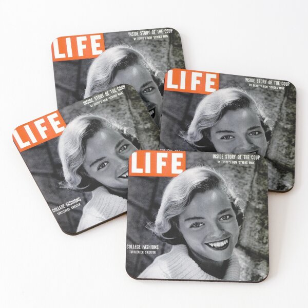 Item preview, Life Magazine Cover Vintage Girls Ladies Women Wall Art Poster Print Tee Cushion Mug Shirt designed and sold by Cool Robot Bro..