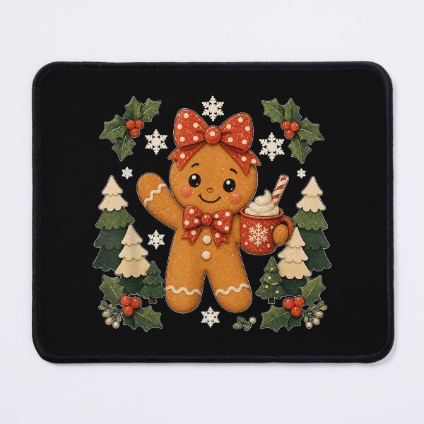 Item preview, Cute Gingerbread Christmas Snow Xmas Gifts designed and sold by Chaya Reid.