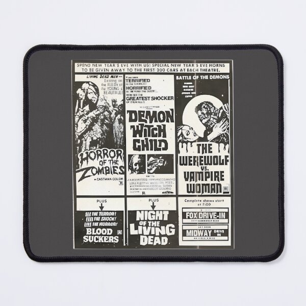 Item preview, Saturday Night Movie Night Vintage Cinema Illustration designed and sold by zer0mechan1sm.