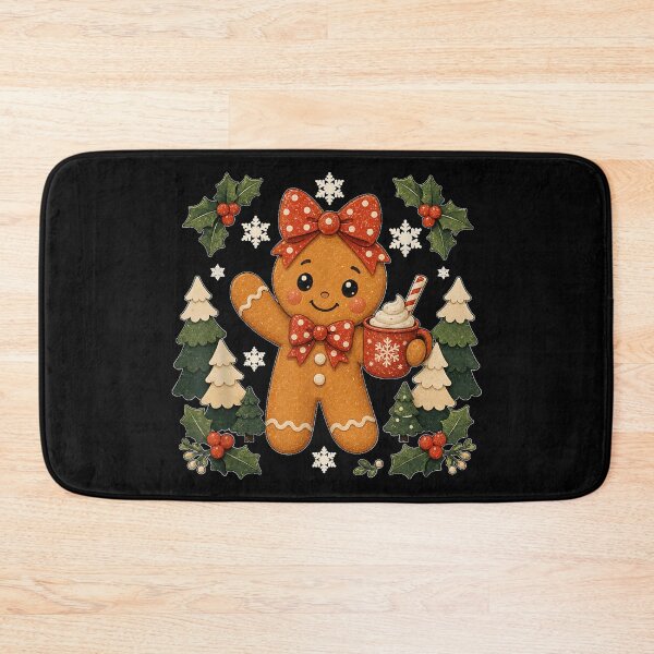 Item preview, Cute Gingerbread Christmas Snow Xmas Gifts  designed and sold by Chaya Reid.