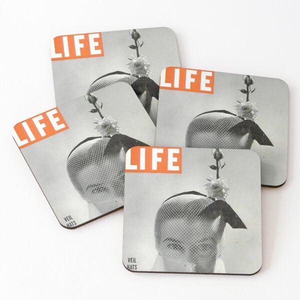 Item preview, Life Magazine Cover Vintage Girls Ladies Women Wall Art Poster Print Tee Cushion Mug Shirt designed and sold by Cool Robot Bro..