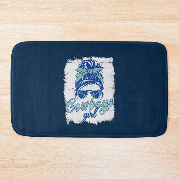 Item preview, Vintage Cowboys Girl Messy Bun Distressed Football Fan Team Spirit designed and sold by RockTheFeal.