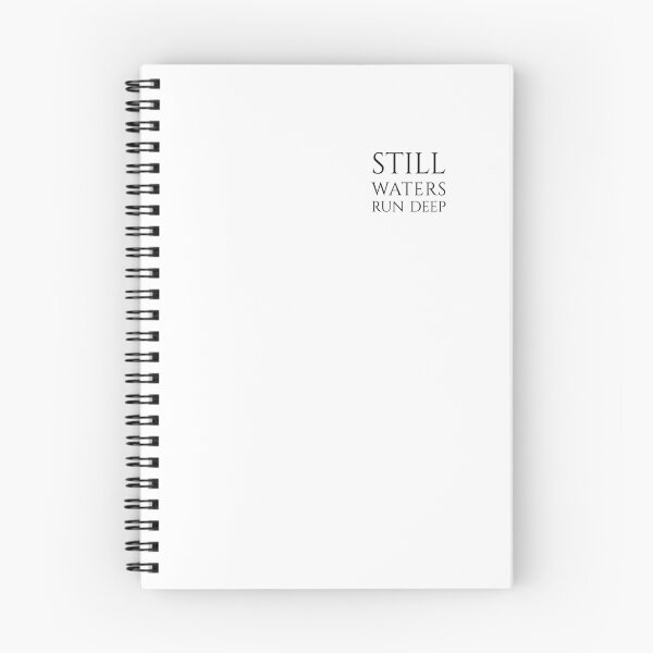 Item preview, Still Waters Run Deep, Elegant Philosophical Wisdom, Unique designed and sold by villacreativa.