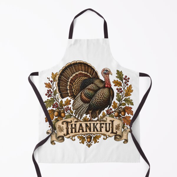 Item preview, Thankful Vintage Turkey - Retro Thanksgiving Autumn Fall designed and sold by Neurospicy Trolls.