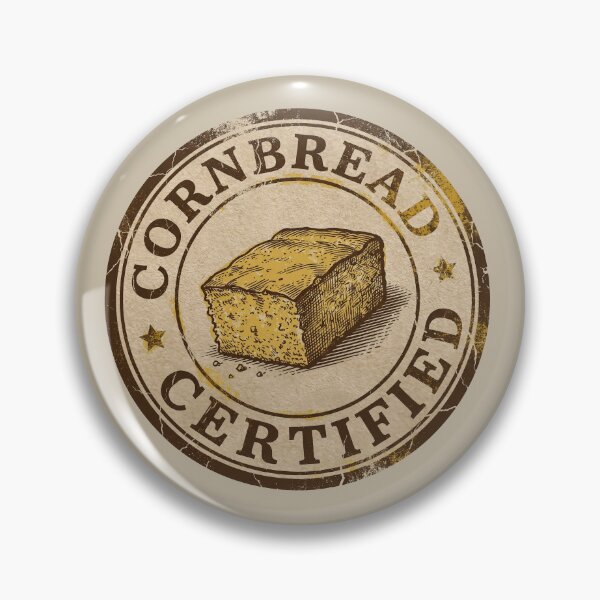 Item preview,  Cornbread Certified Vintage Stamp – Rustic Southern Baking Design designed and sold by Verycutethings.