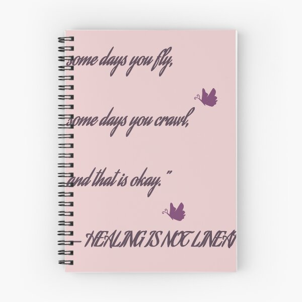 Item preview, Healing Is Not Linear Mental Health Inspirational Typography designed and sold by Chirayu1111.