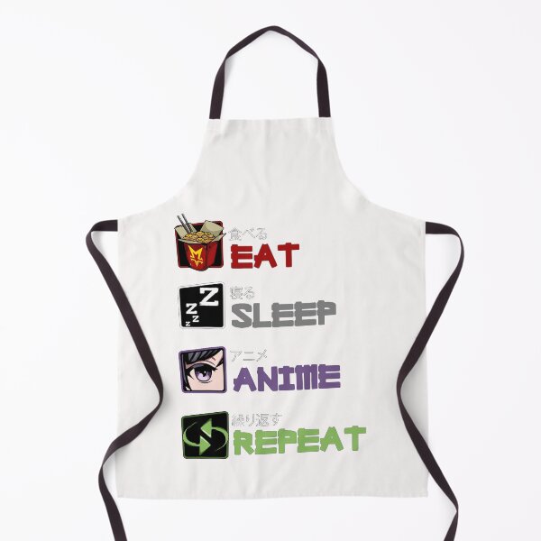 Item preview, EAT SLEEP ANIME REPEAT designed and sold by MSMartgallery.