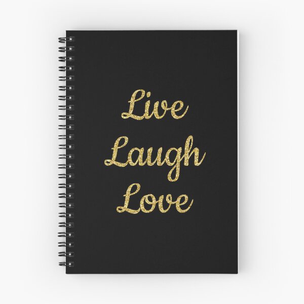 Item preview, Live laugh love black designed and sold by Ana Gorozpe.