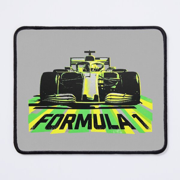 Item preview, Formula 1 Racing Car Neon Yellow Front View Motorsport Graphic designed and sold by KiwiRider.
