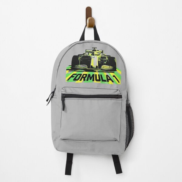 Item preview, Formula 1 Racing Car Neon Yellow Front View Motorsport Graphic designed and sold by KiwiRider.