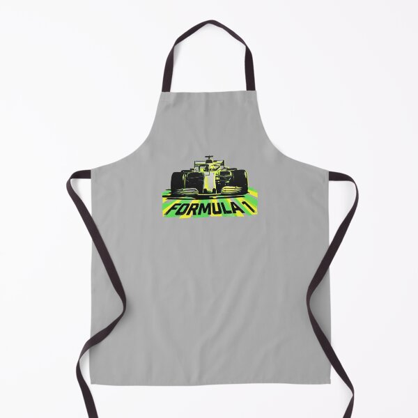 Item preview, Formula 1 Racing Car Neon Yellow Front View Motorsport Graphic designed and sold by KiwiRider.