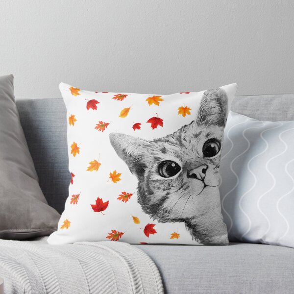 Item preview, Fall Vibes Shirt, Autumn Cat Shirt, Cozy Fall T-Shirt, Fall Leaves Tee, Rustic Autumn Graphic Tee, Cat Lover Gift, Fall Outfit designed and sold by NioTio.com.