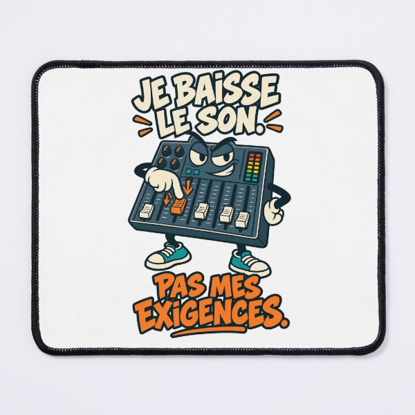 Item preview, I'm turning down the volume — sound technician — Illustration designed and sold by ProShirtDesign.