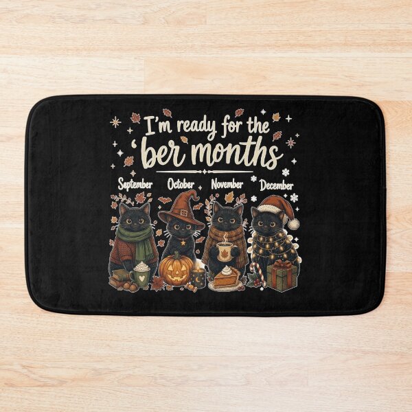 Item preview, I'm Ready for The BER Months Holidays Black Cats Funny designed and sold by Chaya Reid.
