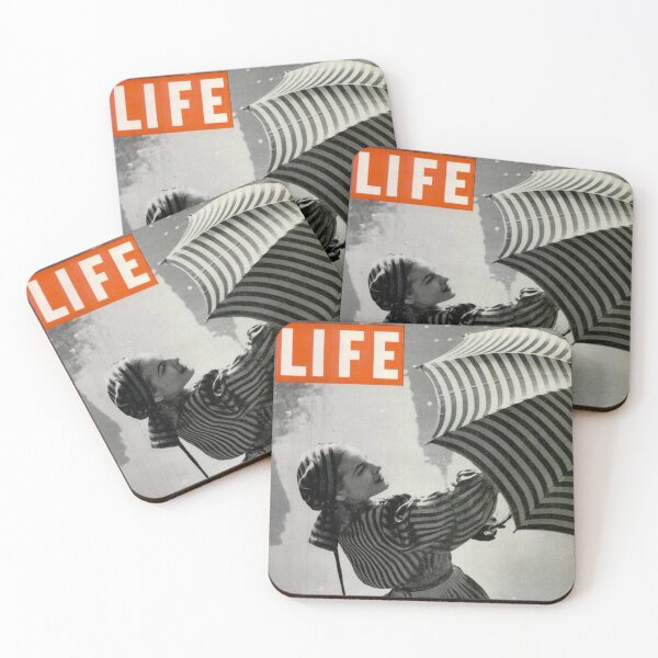 Item preview, Life Magazine Cover Vintage Girls Ladies Women Wall Art Poster Print Tee Cushion Mug Shirt designed and sold by Cool Robot Bro..