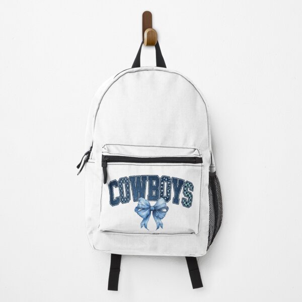 Item preview, Cowboys Blue Coquette Bow Distressed Football Team Spirit designed and sold by RockTheFeal.