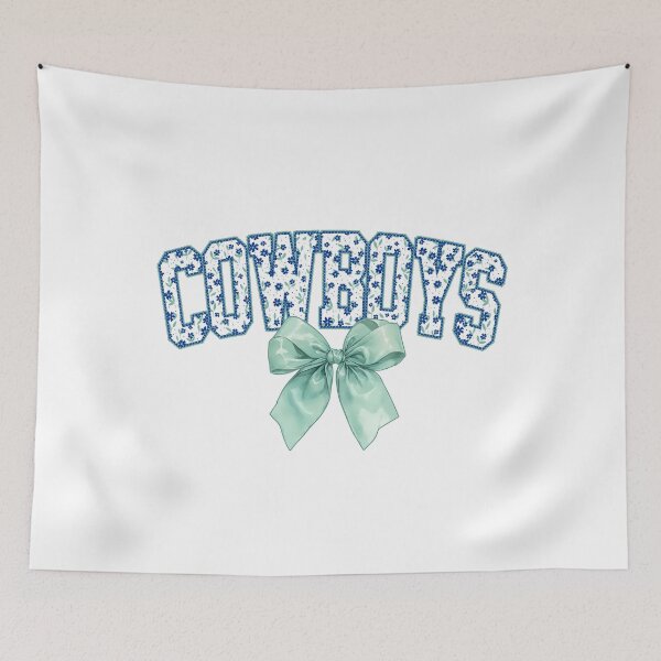 Item preview, Cowboys Coquette Bow designed and sold by RockTheFeal.