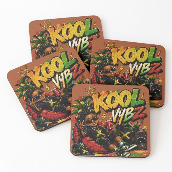 Item preview, Kool Vybz Reggae Island Vibe Chill Kid Graphic Art designed and sold by digitalbob60.