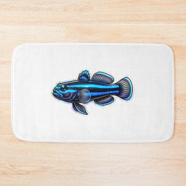 Item preview, Neon Goby Galaxy Style Reef Fish Art designed and sold by KenworksDigital.