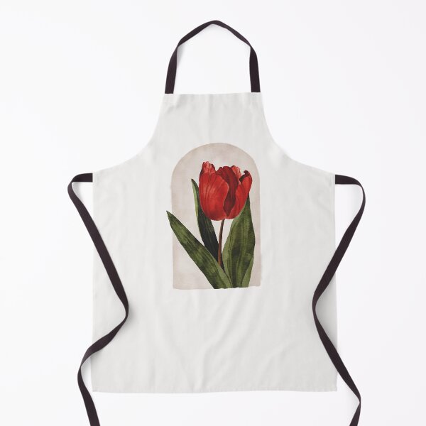 Item preview, Red tulip watercolour floral art  designed and sold by moteemade.