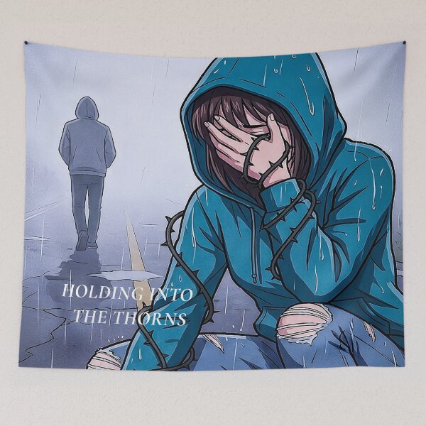 Item preview, Holding Into the Thorns designed and sold by Dabbah Studio.