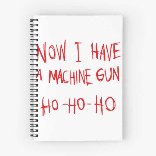 Item preview, Now I Have A Machine Gun Ho Ho Ho Funny Holiday Action Design designed and sold by kdog81802.