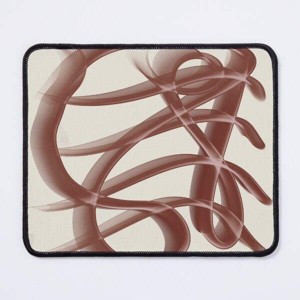 Item preview, Abstract Line Art Swirl - Terracotta Brown Cream designed and sold by CaramelCo.