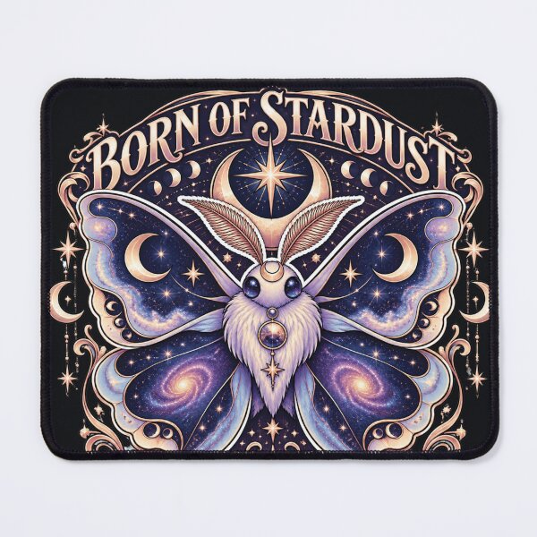 Item preview, Born Of Stardust Celestial Moth Guided By Moon Art designed and sold by M. Mamdouh Artworks.